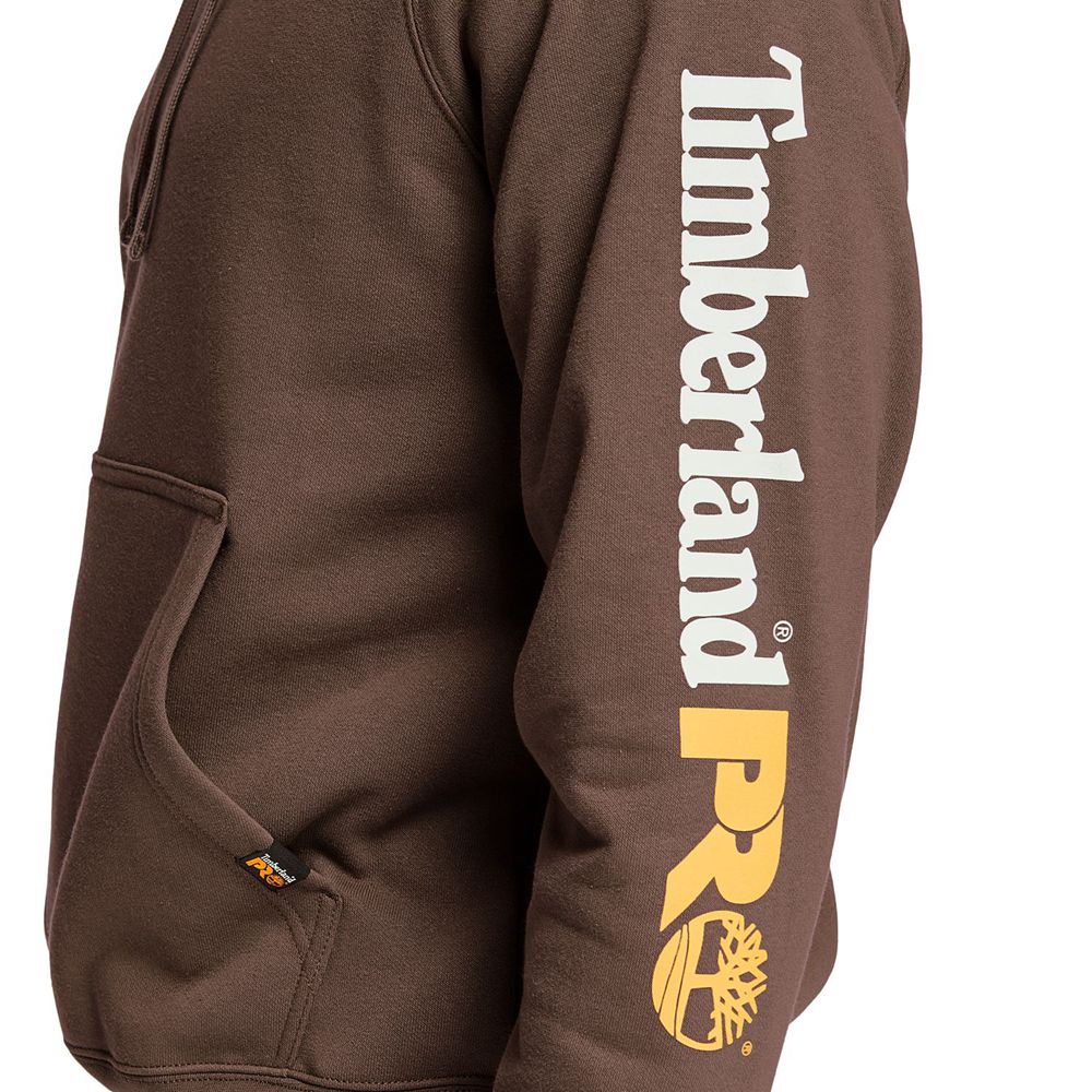 Sudadera Timberland Hombre Pro® Big & Tall Hood Honcho Sport Hoodie Marrones Oscuro - Chile VEB-5468